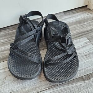 Chaco Black Strappy Sandals